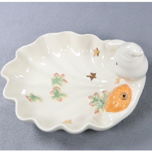 Lenox Occasions Ghost Candy Dish Halloween Pumpkin Bowl Ceramic #6386866 - Picture 3 of 9